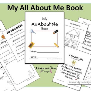 My All About Me Book