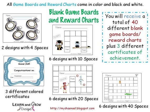 Printable Blank Activity Message boards, Advantage Charts, and Certificates image about Printable Game Boards called Printable Blank Recreation Message boards, Benefit Charts, and Certificates