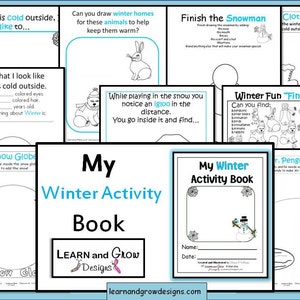 My Winter Activity and Drawing Book for Kids image 1