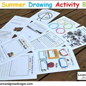 My Summer Drawing, Writing, and Activity Book for Kids image 5