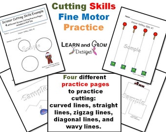 Cutting Skills Fine Motor Practice