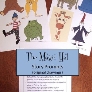 Magic Hat Literacy and Math Themed Unit with Original Illustrations image 4