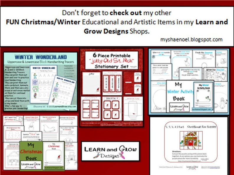 Christmas Fun Patterning Sets A-D PDF image 3