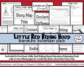 Little Red Riding Hood Literature Extension Writing Pack