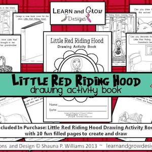Little Red Riding Hood Drawing Activity Book