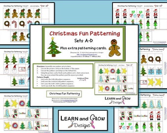 Christmas Fun Patterning (Sets A-D) PDF