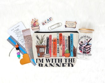 Introvert’s Starter Pack – Book Lover Gift Set with Pouch, Glass Cup, Bookmarks & Reading Accessories