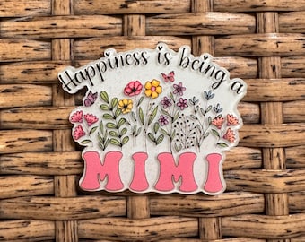 Acrylic Flatback Cabochon Planar Charm Craft Embellishment: Mimi