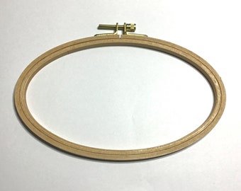 Oval embroidery hoop deals