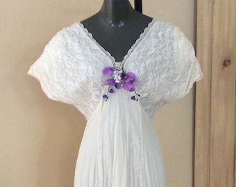 Vintage 1970’s White Wedding Dress