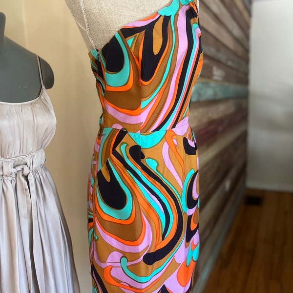 Vintage Milly of New York Dress - One Shoulder