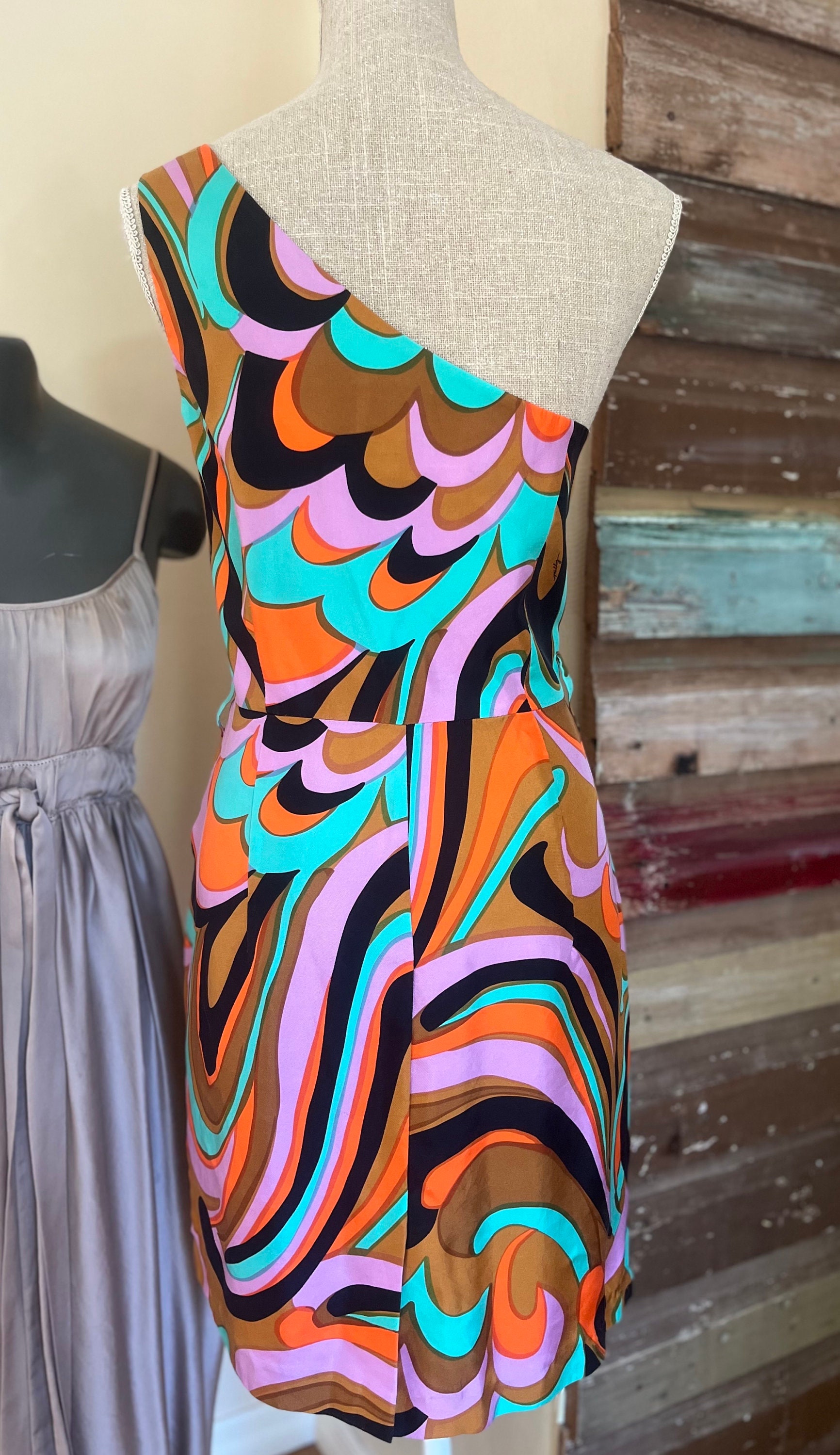 Milly one shoulder dress hotsell