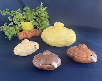 Vintage Baked Potato Serving Dish Set