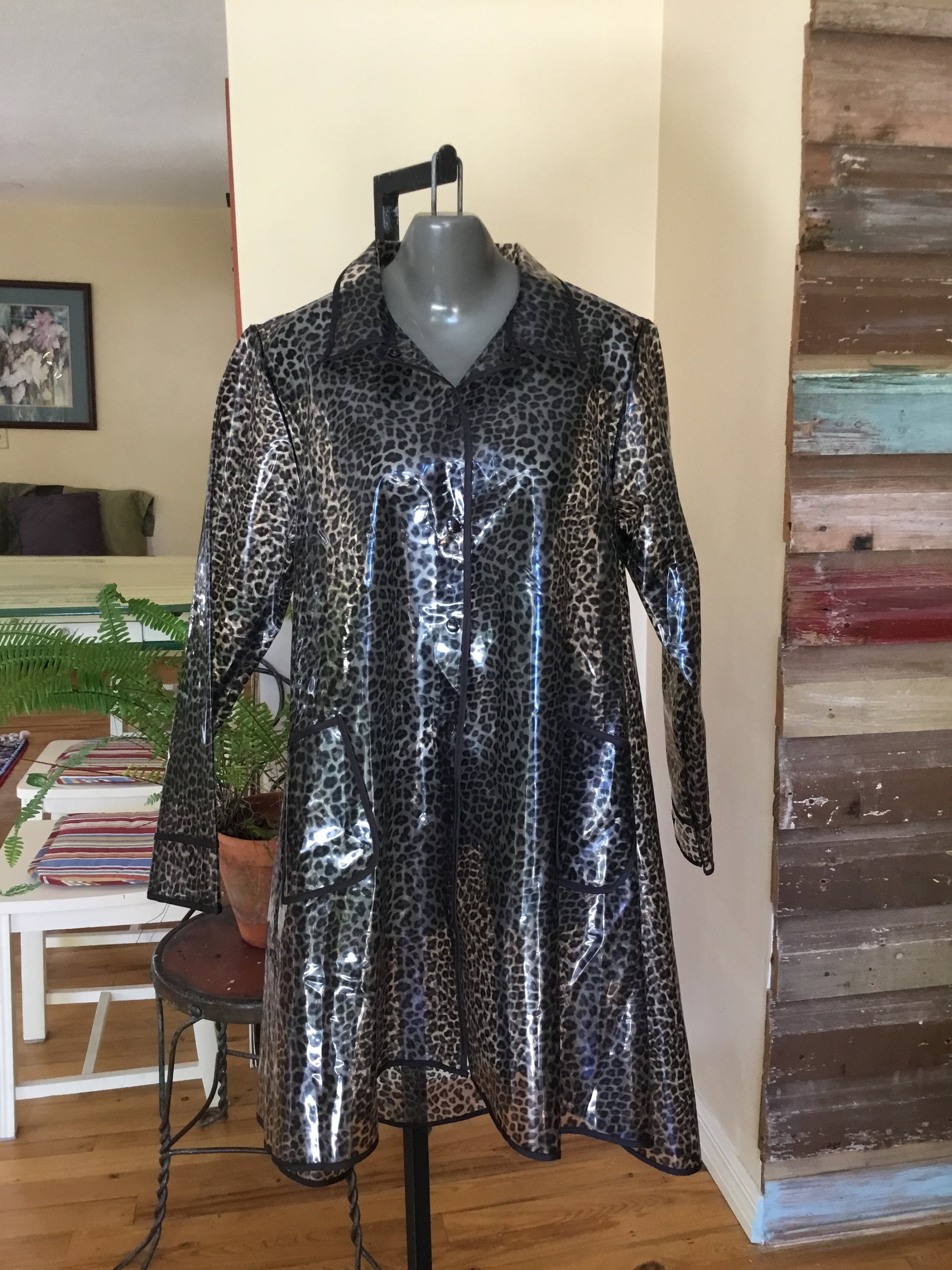 Black glitter raincoat new arrivals