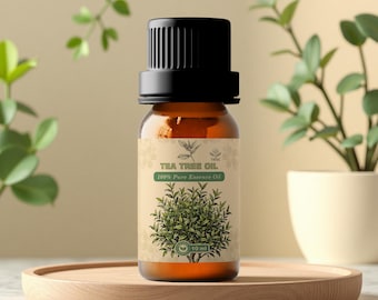 100% Pure Natural Australian Tea Tree Essential Oil, Fragrance Oil for Aromatherapy, Relaxation,Diffusers,Yoga, Home Care,Soap Candle Making