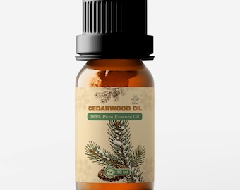Pure Cedarwood Essential Oil, Aromatherapy, Diffuser, Soap, Candle Making