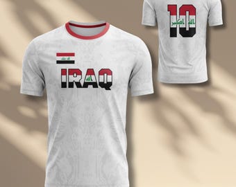 Iraq Soccer Shirt Set, Custom Name Number, World Cup 2026 Fan Jerseys