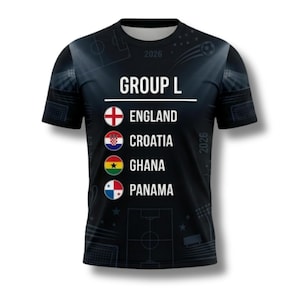 Custom Group L Soccer Jersey 2026 England Croatia Ghana Panama Personalized Shirt image 2