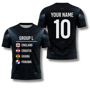 Custom Group L Soccer Jersey 2026 England Croatia Ghana Panama Personalized Shirt Style 1
