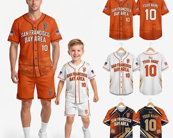 San Francisco Bay Area 2026 Soccer Baseball Jerseys, Custom Family Fan Shirts