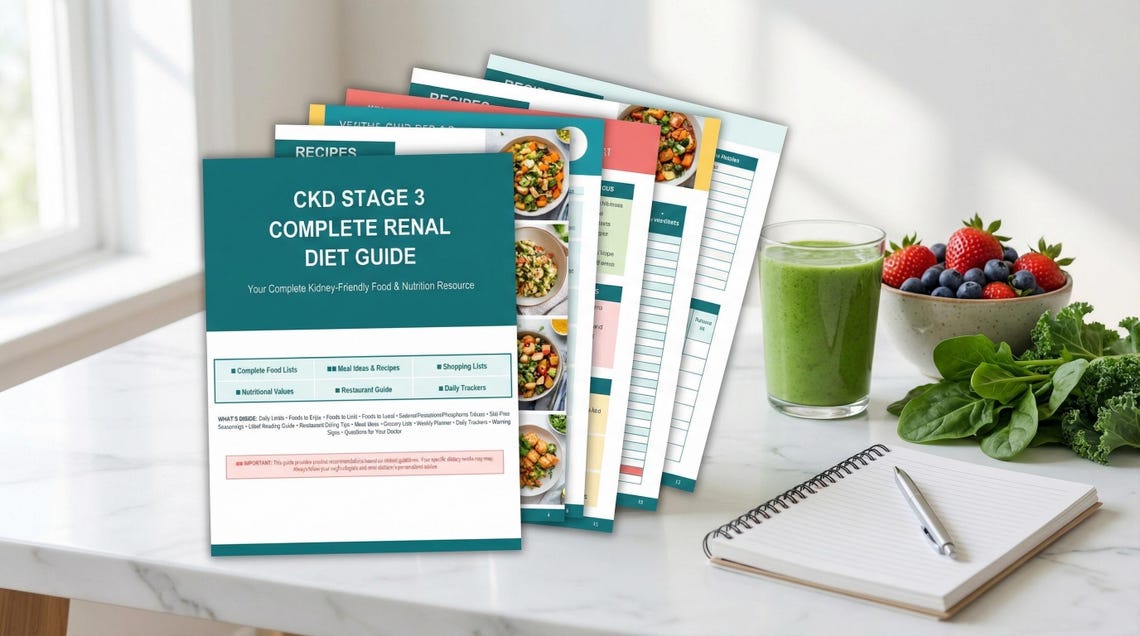CKD Stage 3 Food List | Kidney Disease Diet Guide (PDF) - Etsy