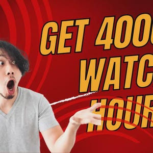 Alcanza 4000 horas de visualización en YouTube para monetizar: ¡crecimiento orgánico rápido y seguro!