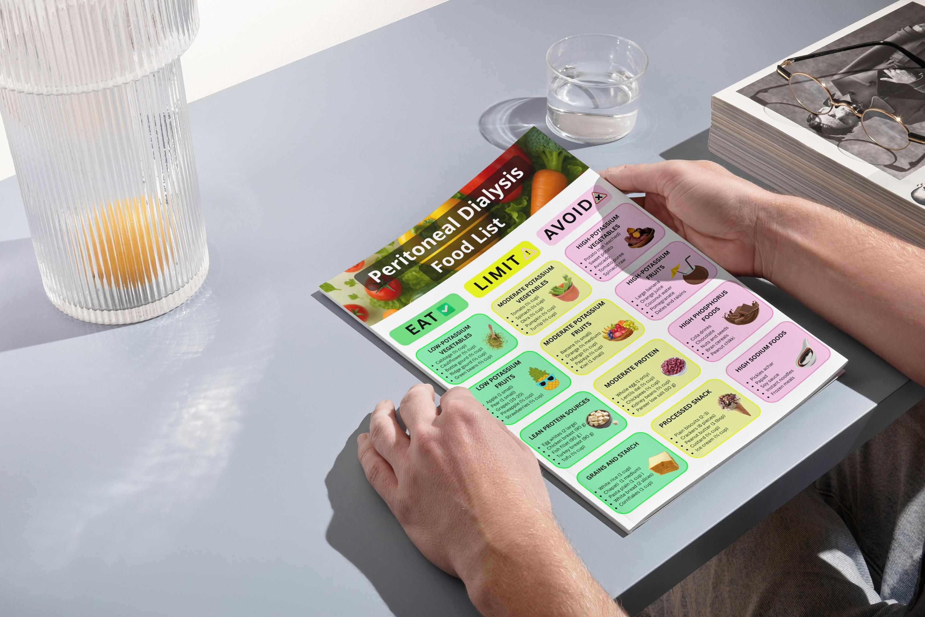 Print Pd Guide Peritoneal Dialysis Food List Printable, PD Diet Chart, Low Phosphorus ...