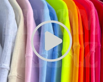 Gildan 18000 Adult Sweatshirt Color Chart Video Mockup | G180 Color Chart (Mp4 Digital Download)