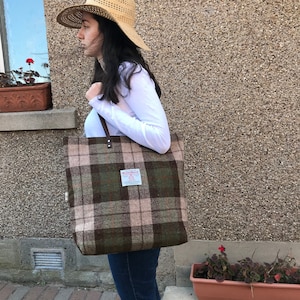 Harris tweed bag