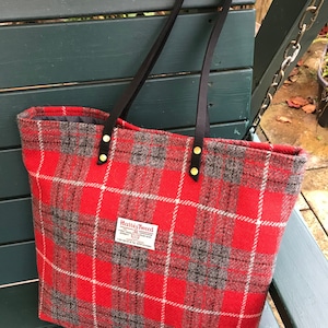 Harris tweed bag