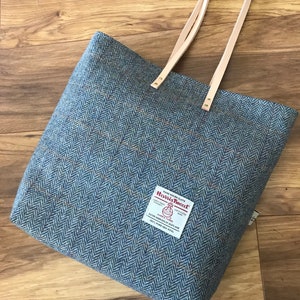 Harris Tweed tote, Harris tweed bag, Harris tweed purse, plaid tote, Scottish gift, gift for her