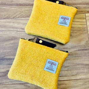 Harris tweed purse, plaid purse, Harris tweed pouch, Scottish gift, Stocking filler, charger case, dongle case, pill pouch