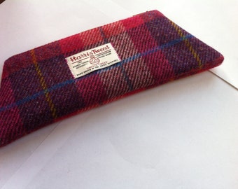 Harris tweed pencil case made in Scotland