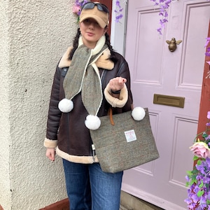 Harris tweed bag