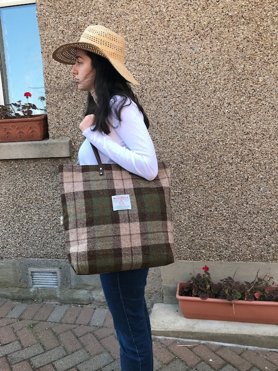 Harris tweed bags usa Clearance