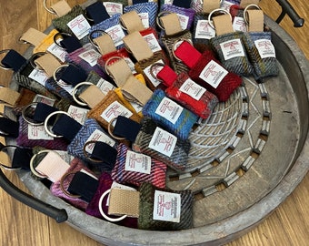 Llavero Harris Tweed, llavero de tartán escocés