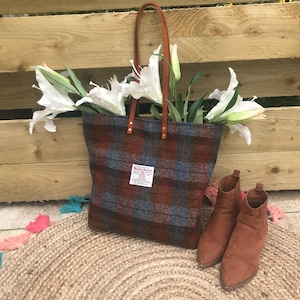 Harris tweed bag