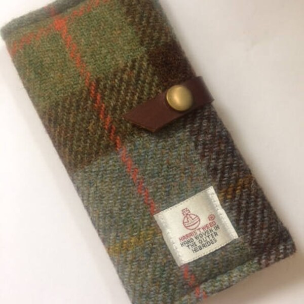 Harris tweed cell phone case cover mens gift sleeve iPhone 7plus case tartan phone sleeve iPhone 6 case iPhone 5s case iPhone 7 sleeve