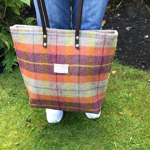 Harris tweed bag