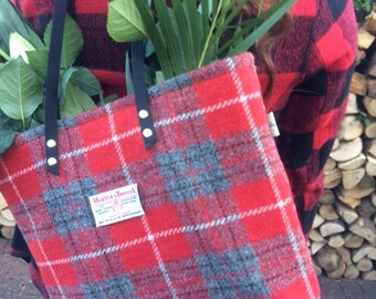 Harris tweed bag