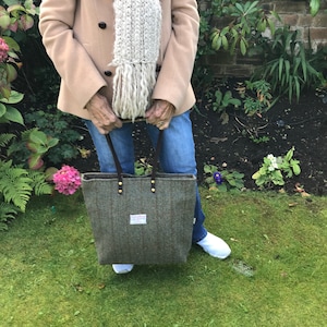 Harris tweed bag