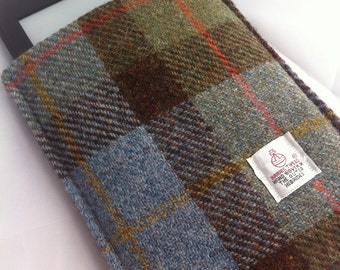 Harris Tweed paperwhite kindle cover case sleeve made in scotland HD6 HD7