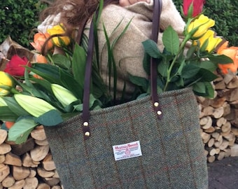 Harris tweed bag