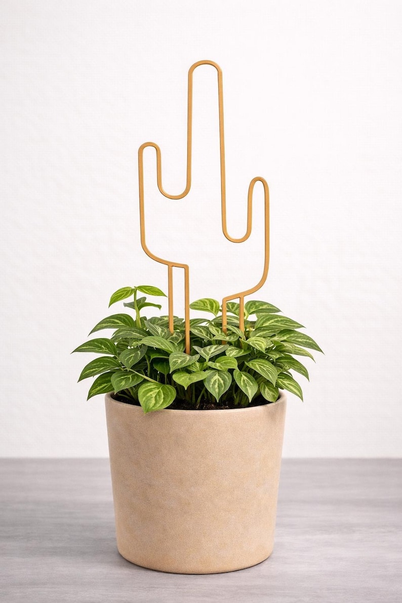 Indoor Trellis Set of 3, 3D Print Plant Support, Monstera Houseplant Decor image 5
