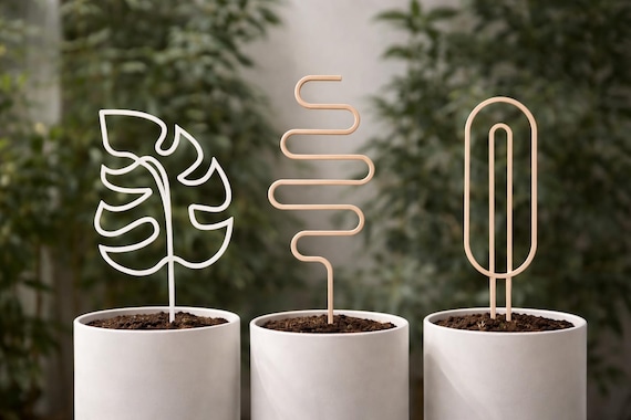 Set of 3 | Indoor Plant Trellis | Small Plant Trellis| 3D Printed Plant | Houseplant Trellis | Plant Stake | Plant Support