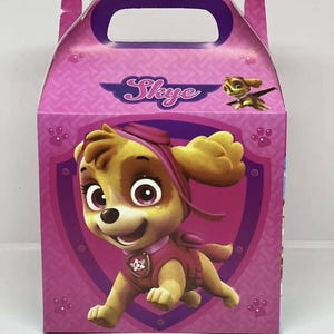 10 ct. Pack - SKYE PAW PATROL Candy Boxes / 10 Cajitas de Skye para Dulces