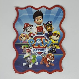 10 ct. Pack - PAW PATROL Party Invitations / 10 Invitaciones de Paw Patrol