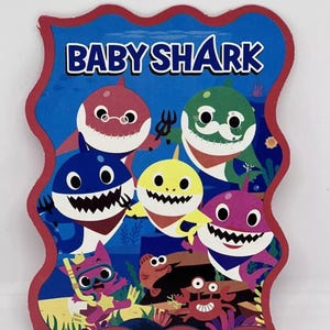 10 ct. Pack - BABY SHARK Party Invitations / 10 Invitaciones de Baby Shark