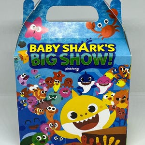 10 ct. Pack - BABY SHARK Candy Boxes / 10 Cajitas de Baby Shark para Dulces