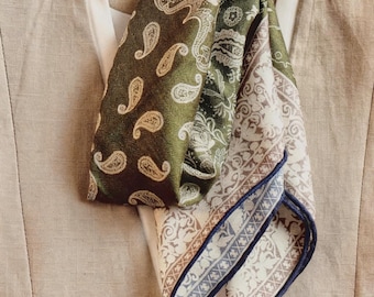 100% Natural Mulberry Silk Square Wool silk scarf Pure silk hair scarf Silk Neckerchief Hair Scarf Silk Scarf Gift Preppy silk neckerchief